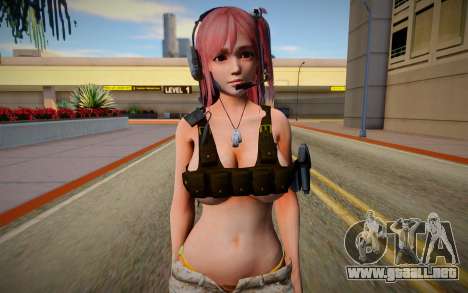 Honoka Commando para GTA San Andreas