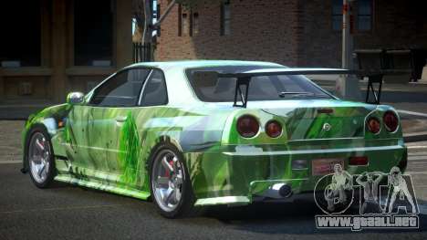 Nissan Skyline R34 BS U-Style PJ10 para GTA 4