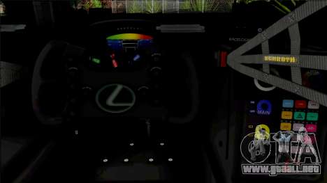 Lexus RC F GT3 para GTA San Andreas
