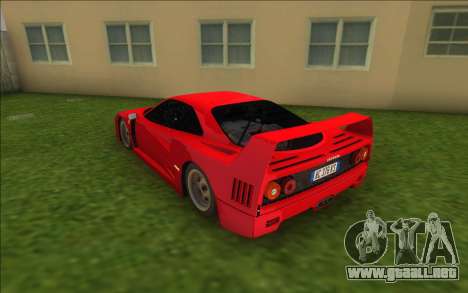 Ferrari F40 (Good car) para GTA Vice City