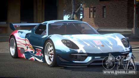 Porsche 918 SP Racing L1 para GTA 4