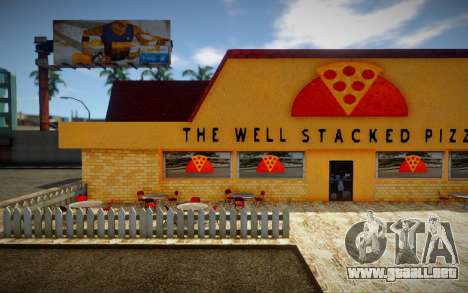 Nueva textura de pizzería en Edlewood para GTA San Andreas