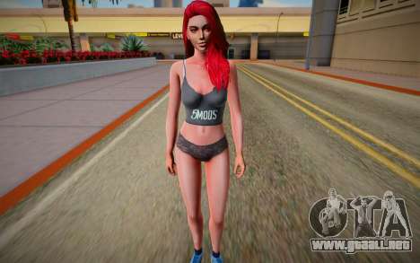 Lana top and panties from The Sims 4 para GTA San Andreas