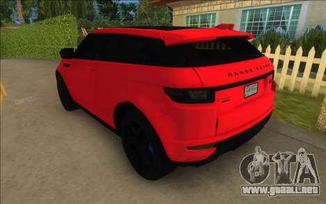 Land Rover Range Rover Evoque para GTA Vice City