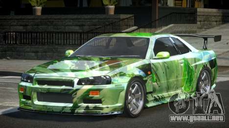 Nissan Skyline R34 BS U-Style PJ10 para GTA 4