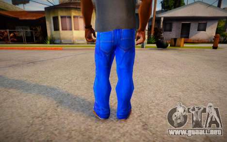 More Dark Blue Jeans For Cj And Grove Green Belt para GTA San Andreas