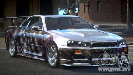 Nissan Skyline R34 BS U-Style PJ5 para GTA 4