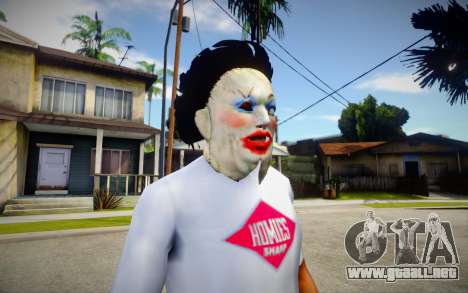 Lady - Leatherface Mask para GTA San Andreas