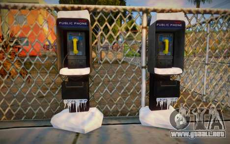 Winter Public Phone para GTA San Andreas