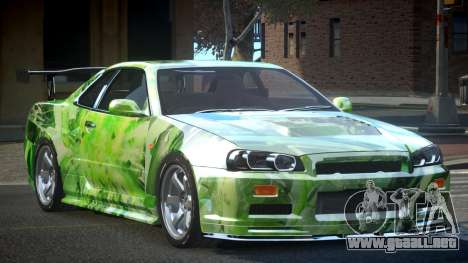 Nissan Skyline R34 BS U-Style PJ10 para GTA 4