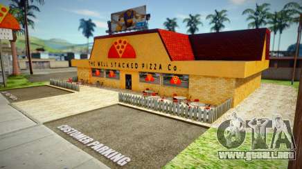 Nueva textura de pizzería en Edlewood para GTA San Andreas