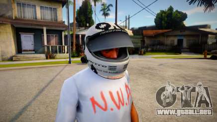 Racing Helmet Leopard para GTA San Andreas