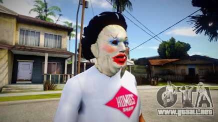 Lady - Leatherface Mask para GTA San Andreas