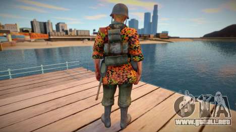 Waffen SS Soldat Camouflage para GTA San Andreas