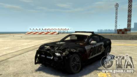 2015 Ford Mustang GT Police (UpdateV2.1) para GTA 4