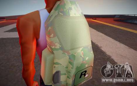 Camouflage parachute para GTA San Andreas