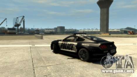 2015 Ford Mustang GT Police (UpdateV2.1) para GTA 4