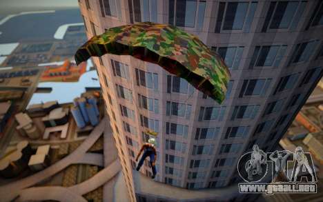 Camouflage parachute para GTA San Andreas