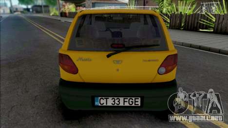 Daewoo Matiz (Romanian Plates) para GTA San Andreas