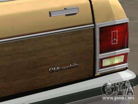 Oldsmobile Custom Cruiser 1980 Cuerpo de madera para GTA San Andreas