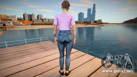 Claire Redfield Denim Jeans para GTA San Andreas