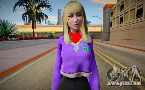 Chica Trapper para GTA San Andreas