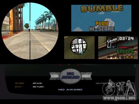 Proyecto remasterizado de interfaz para GTA San Andreas