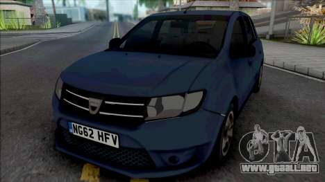 Dacia Sandero 2014 James May para GTA San Andreas