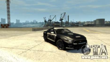 2015 Ford Mustang GT Police (UpdateV2.1) para GTA 4