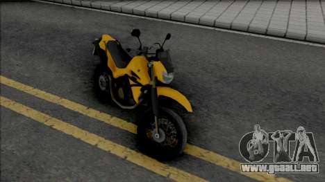 Yamaha XT660 Yellow para GTA San Andreas