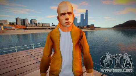 Beta Jimmy Hopkins - Orange Jacket para GTA San Andreas