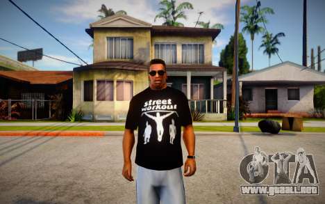 T-shirt Street Workout para GTA San Andreas