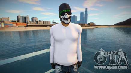 Hispano con una máscara para GTA San Andreas
