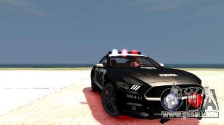 2015 Ford Mustang GT Police (UpdateV2.1) para GTA 4