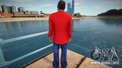 Cool dude red jacket para GTA San Andreas