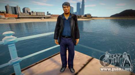 Mafioso ruso con chaqueta de cuero para GTA San Andreas