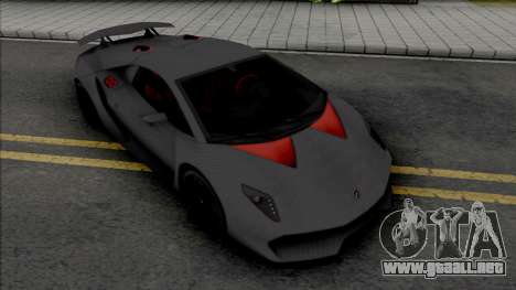 Lamborghini Sesto Elemento Carbon (SA Lights) para GTA San Andreas