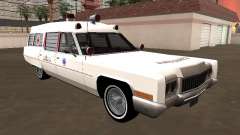Cadillac Fleetwood Wagon 1970 Ambulancia para GTA San Andreas