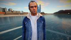 Trevor with blue jeans jacket from GTA 5 para GTA San Andreas