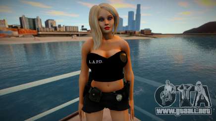 Police Girl Officer para GTA San Andreas