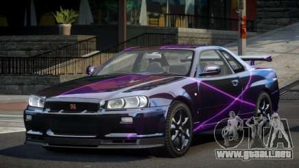 Nissan Skyline PSI R34 US S7 para GTA 4