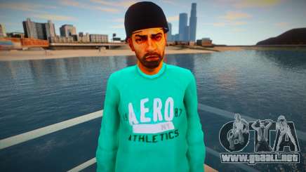 El tipo de la chaqueta verde para GTA San Andreas