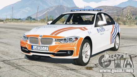 BMW 335i sedan Sport Line (F30) 2013〡Wegpolitie [ELS] para GTA 5