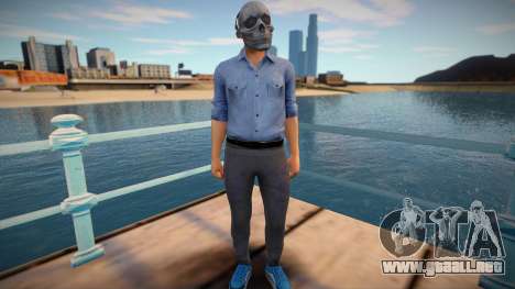 Skull man from GTA Online para GTA San Andreas