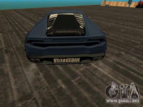 Lamborghini Huracan RUS Plates para GTA San Andreas