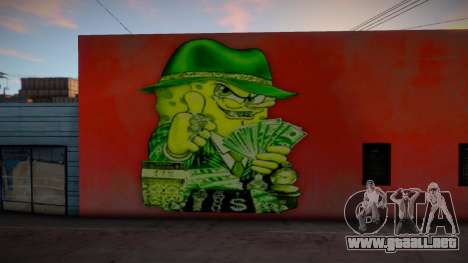 Gangster Spongebob Graffiti para GTA San Andreas