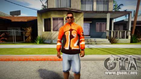 Orange Hoodie 12 para GTA San Andreas