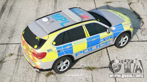 BMW X5 (F15) 2015〡 Policía Metropolitana