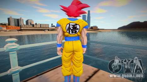 Goku God Red para GTA San Andreas