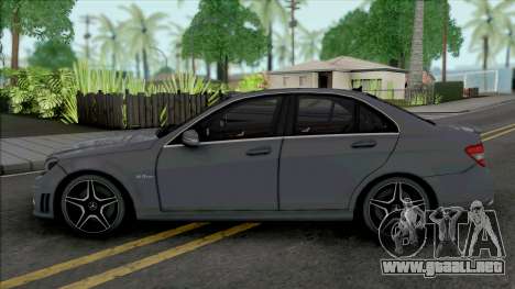 Mercedes-Benz C63 AMG (W204) 2010 [IVF VehFuncs] para GTA San Andreas